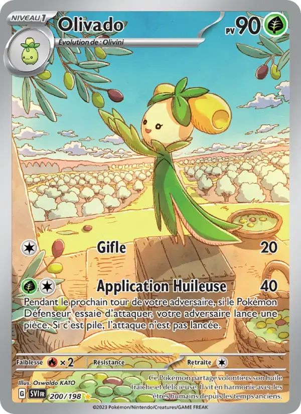Carte Pokémon Olivado #200 — Écarlate et Violet
