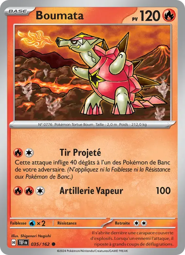 Carte Pokémon Boumata #035 — Forces Temporelles