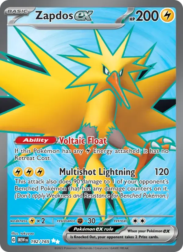 Zapdos ex #192 — 151