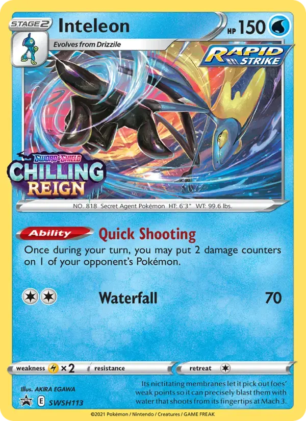 Inteleon #SWSH113 — Sword & Shield Promos