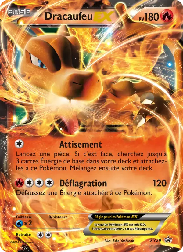 Carte Pokémon Dracaufeu EX #XY29 — Promos X&Y