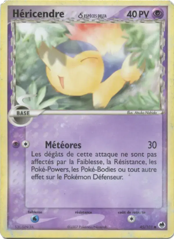 Carte Pokémon Héricendre δ #045 — Île des Dragons