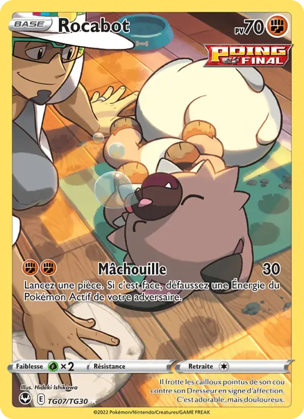 Carte Pokémon Rocabot #TG07 — Tempête Argentée