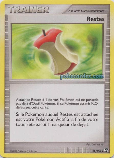 Carte Pokémon Restes #99 — Grands Envols