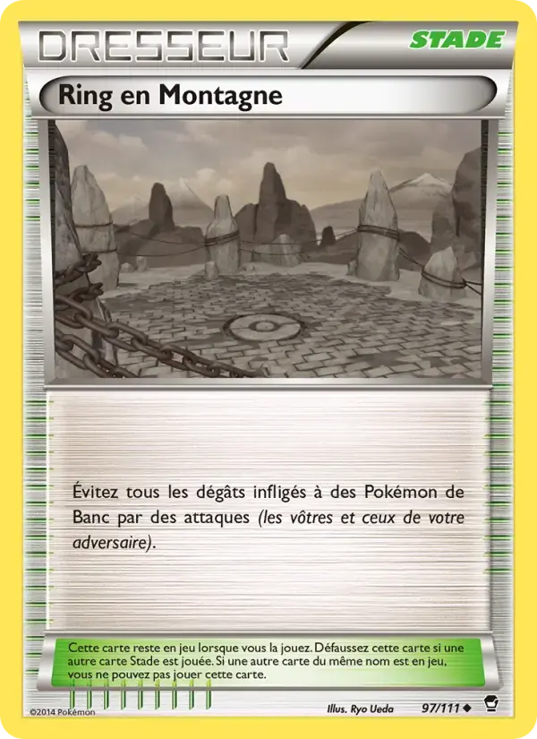 Carte Pokémon Ring en Montagne #97 — Poings Furieux
