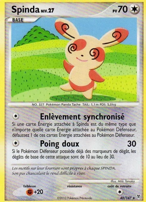 Carte Pokémon Spinda #46 — Vainqueurs Suprêmes
