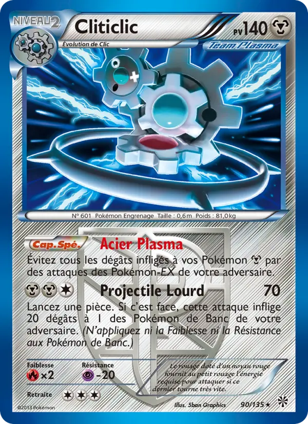 Carte Pokémon Cliticlic #90 — Tempête Plasma