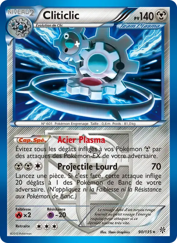 Carte Pokémon Cliticlic #90 — Tempête Plasma