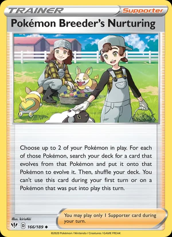 Pokémon Breeder's Nurturing #166 — Darkness Ablaze