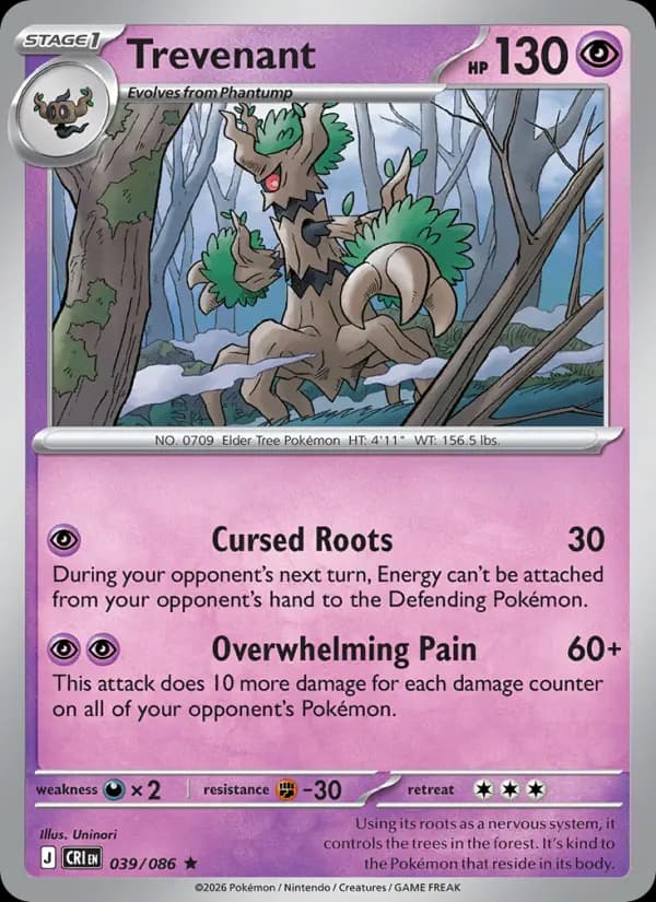 Trevenant #039 — Chaos Rising