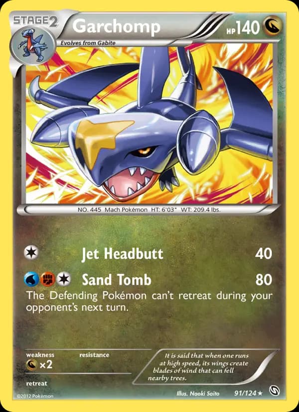 Garchomp #91 — Dragons Exalted