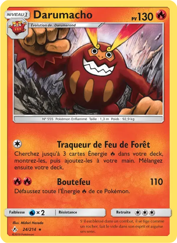Carte Pokémon Darumacho #24 — Alliance Infaillible