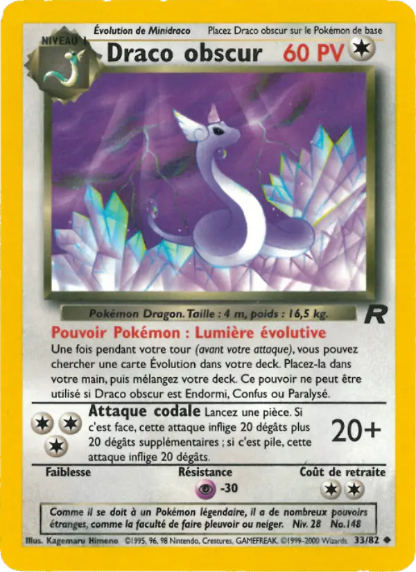 Carte Pokémon Draco obscur #33 — Team Rocket
