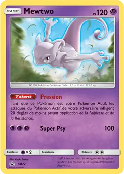 Carte Pokémon Mewtwo #SM77 — Promos Soleil et Lune