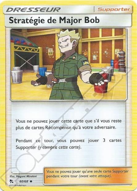 Carte Pokémon Stratégie de Major Bob #60 — Destinées Occultes