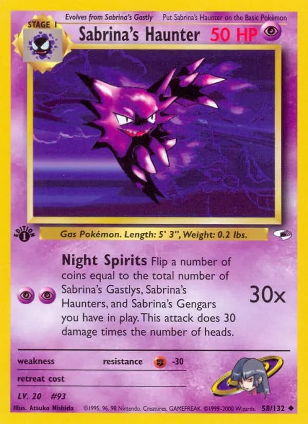 Sabrina's Haunter #58 — Gym Heroes