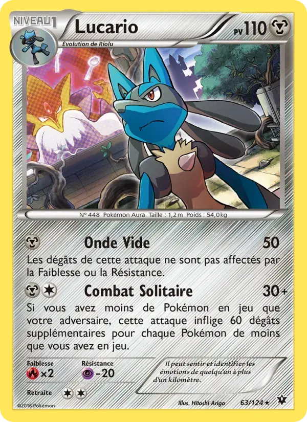 Carte Pokémon Lucario #63 — Impact des Destins