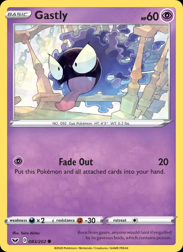 Gastly #83 — Sword & Shield