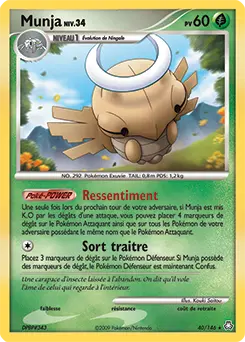 Carte Pokémon Munja #40 — Éveil des Légendes