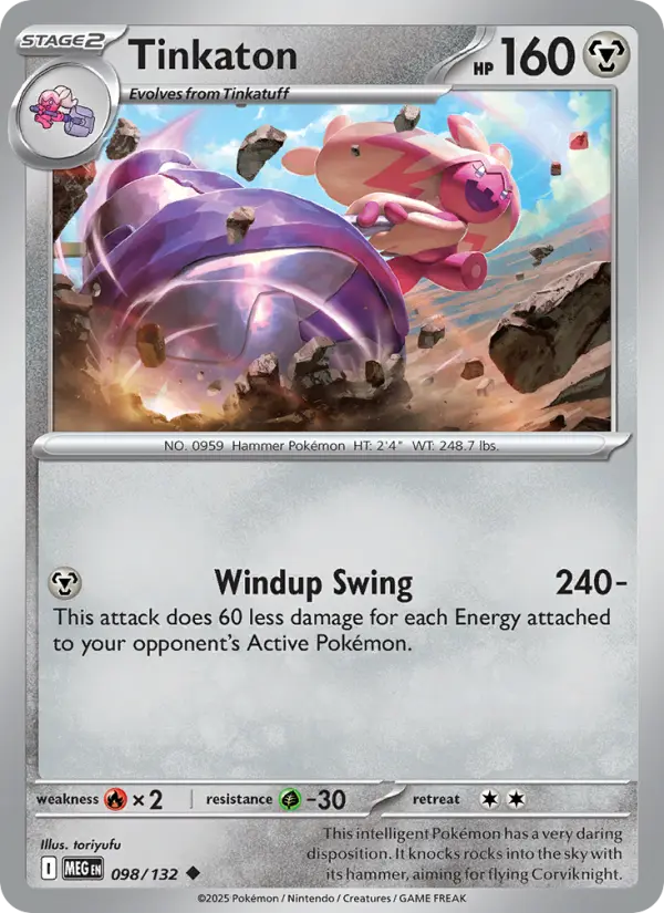 Carte Pokémon Forgelina #098 — Méga-Évolution