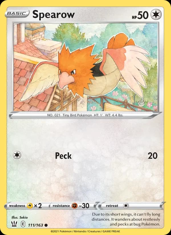 Spearow #111 — Battle Styles