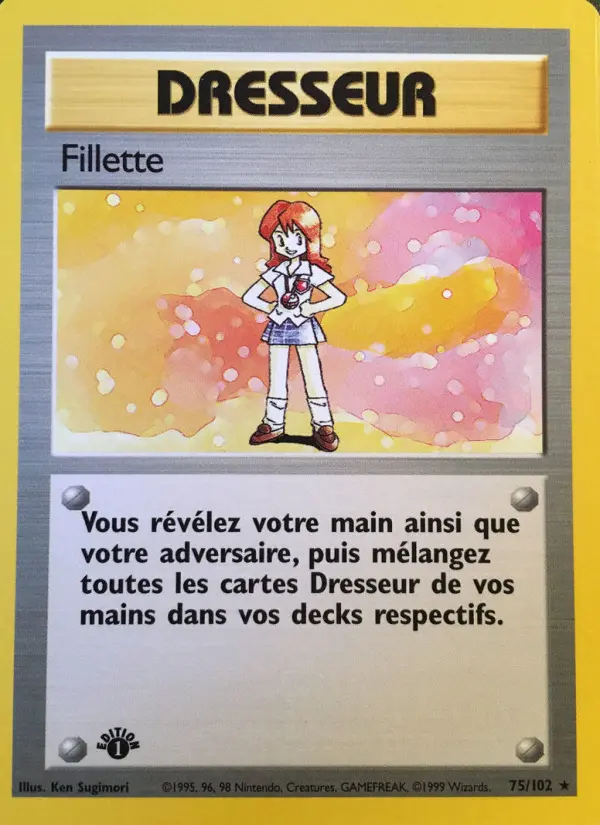 Carte Pokémon Fillette #75 — Set de Base
