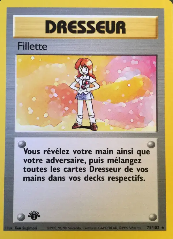 Carte Pokémon Fillette #75 — Set de Base