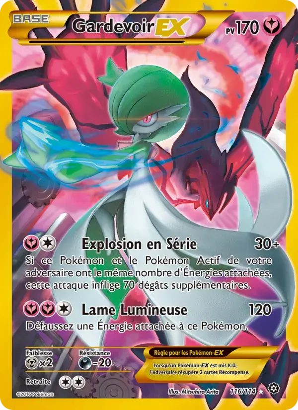 Carte Pokémon Gardevoir EX #116 — Offensive Vapeur