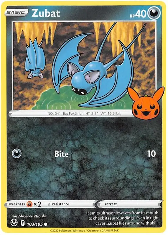 Zubat #103 — Trick or Trade BOOster Bundle 2023