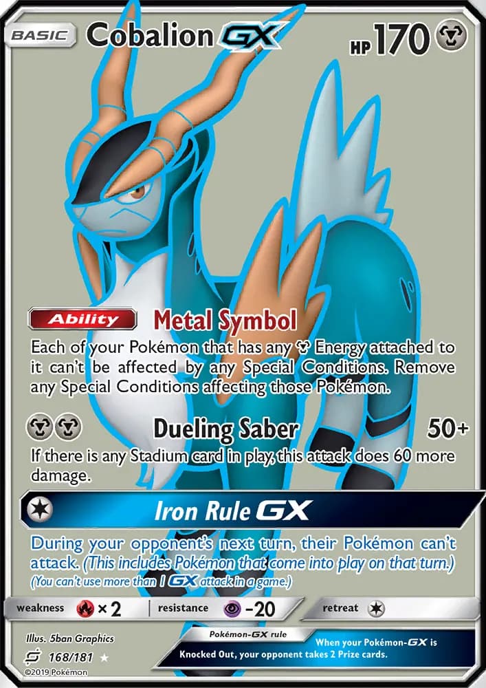 Cobalion GX #168 — Team Up