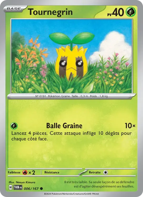 Carte Pokémon Tournegrin #006 — Mascarade Crépusculaire