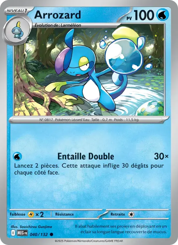 Carte Pokémon Arrozard #040 — Méga-Évolution