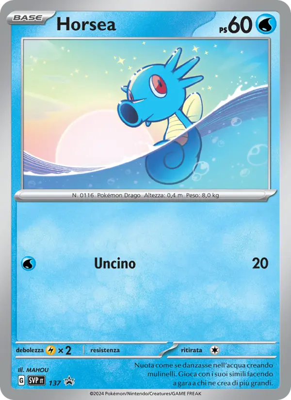 Carte Pokémon Hypotrempe #137 — Promos Écarlate et Violet