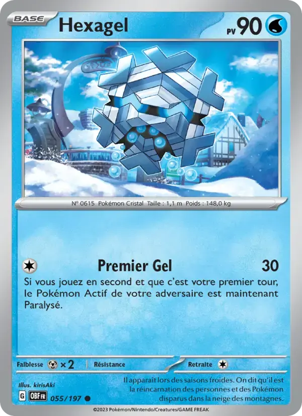 Carte Pokémon Hexagel #055 — Flammes Obsidiennes