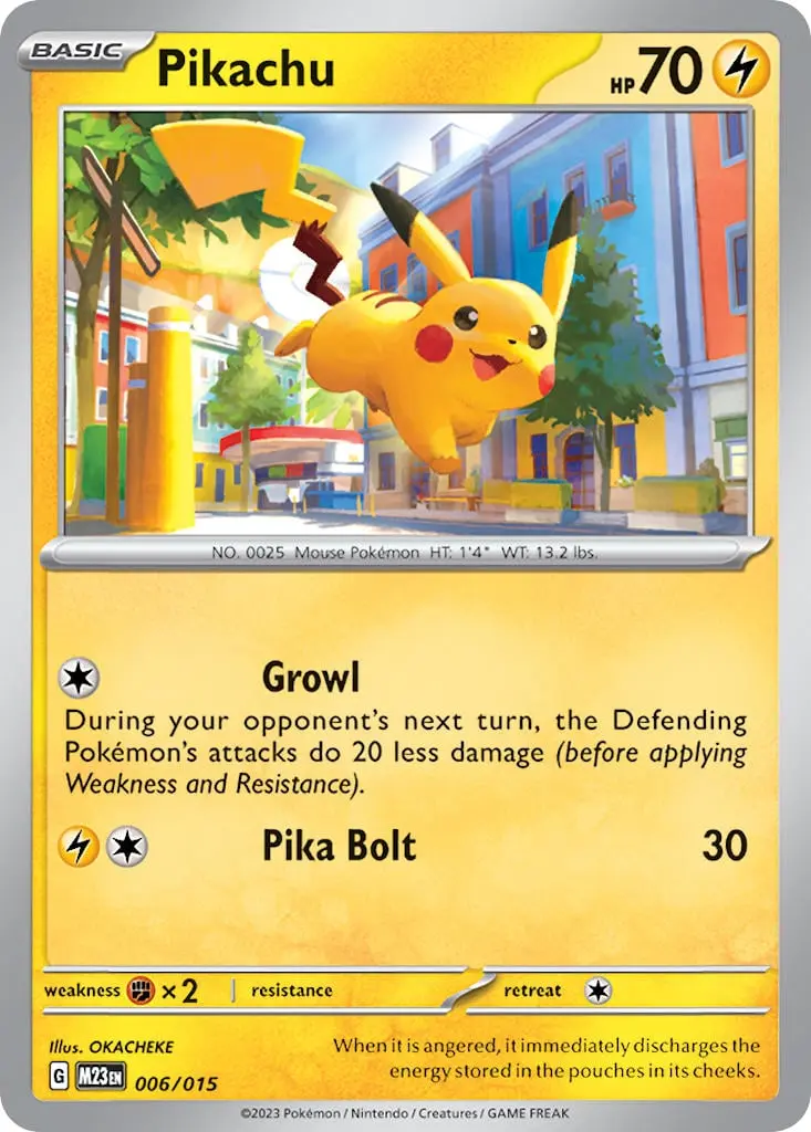 Carte Pokémon Pikachu #6 — 2023 Promo McDonald's