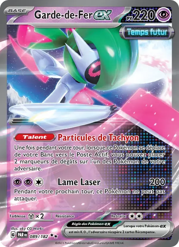 Carte Pokémon Garde-de-Fer-ex #089 — Faille Paradoxe