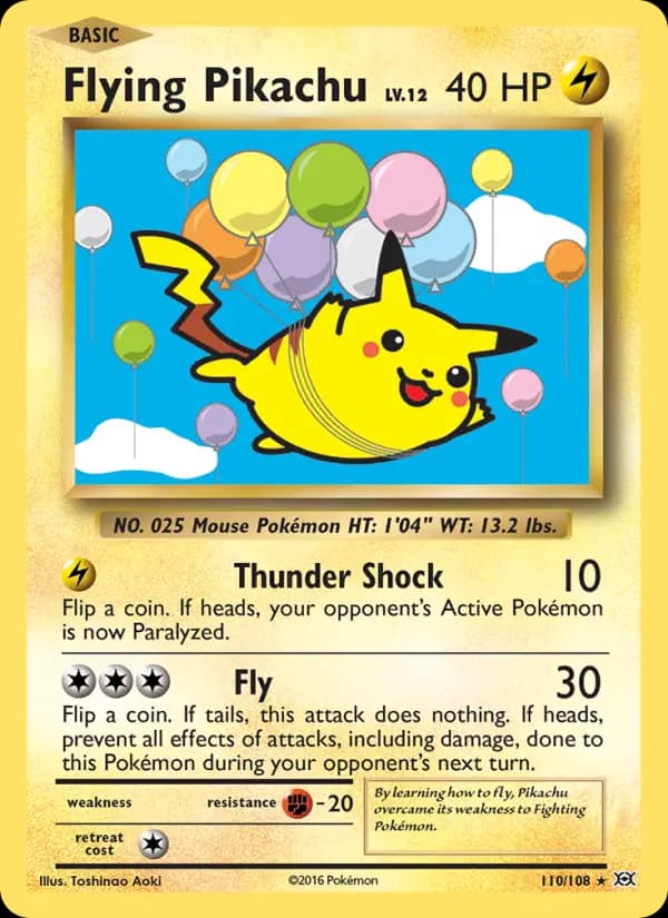 Flying Pikachu #110 — Evolutions