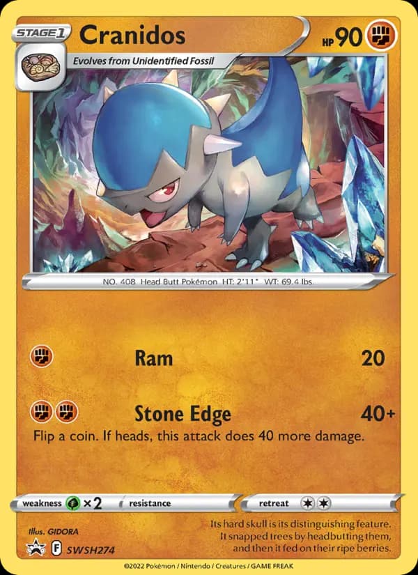 Cranidos #SWSH274 — Sword & Shield Promos
