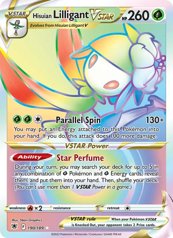 Hisuian Lilligant VSTAR #190 — Astral Radiance