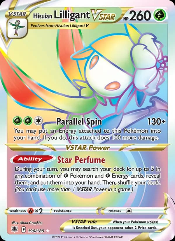 Hisuian Lilligant VSTAR #190 — Astral Radiance