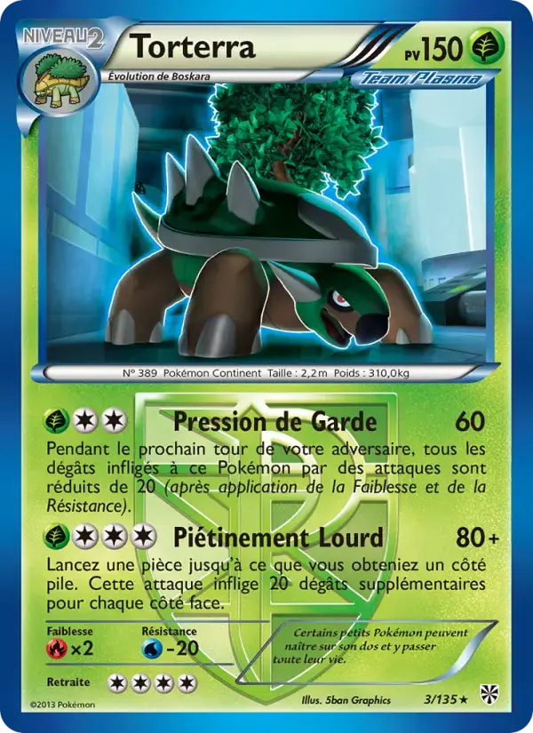 Carte Pokémon Torterra #3 — Tempête Plasma