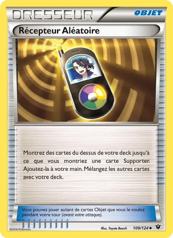 Carte Pokémon Récepteur Aléatoire #109 — Impact des Destins