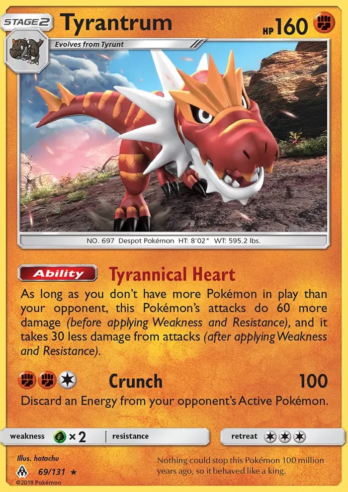 Tyrantrum #69 — Forbidden Light