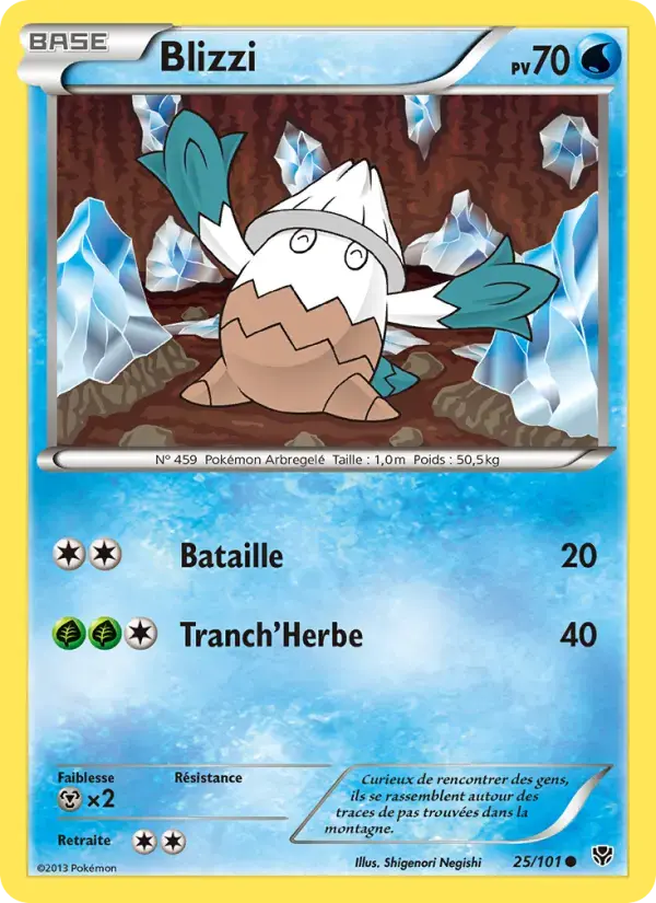 Carte Pokémon Blizzi #25 — Explosion Plasma