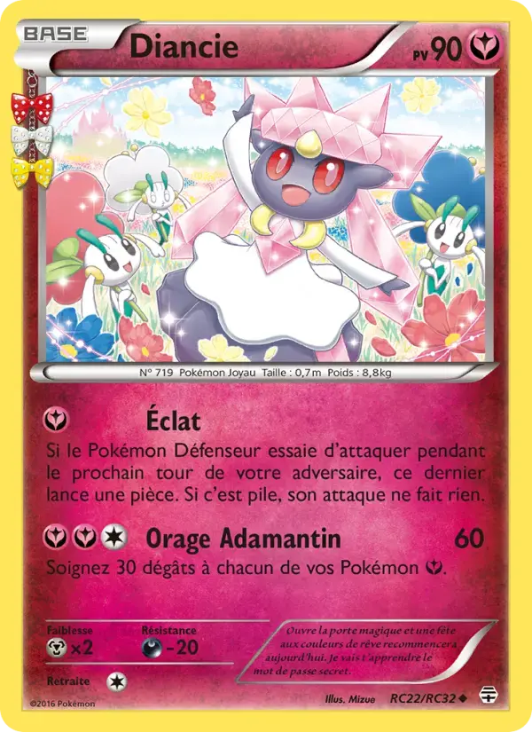 Carte Pokémon Diancie #RC22 — Générations