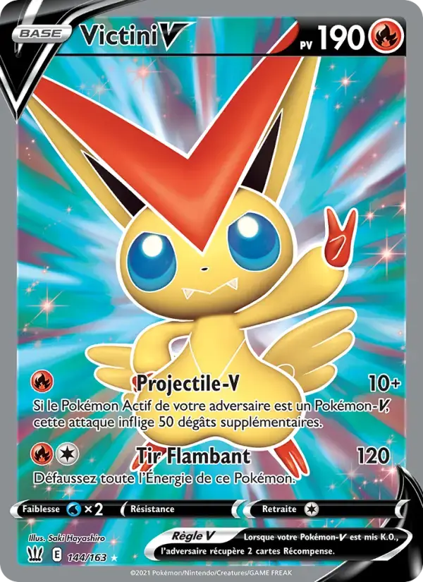 Carte Pokémon Victini V #144 — Styles de Combat