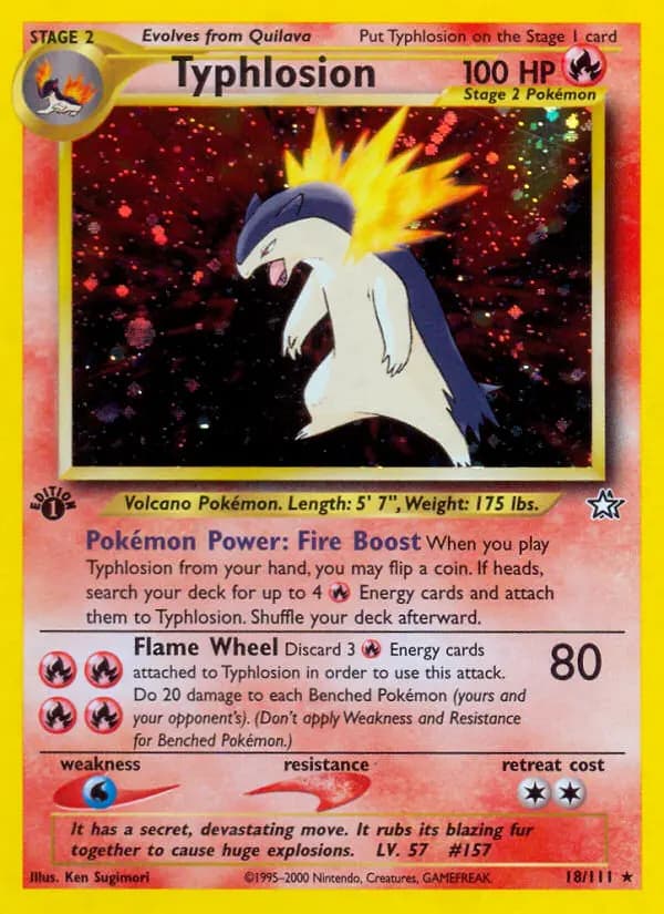 Typhlosion #18 — Neo Genesis