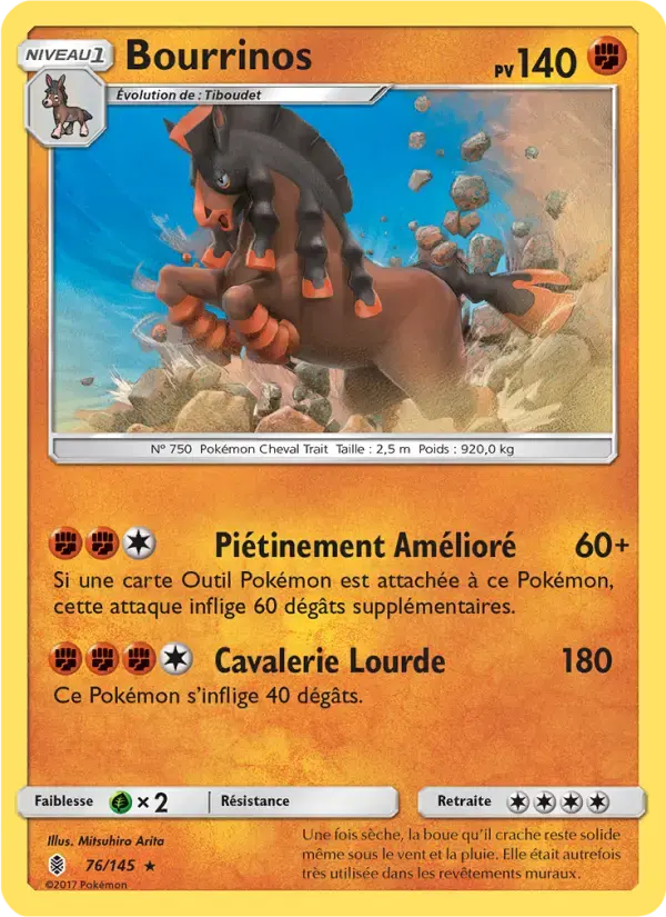 Carte Pokémon Bourrinos #76 — Gardiens Ascendants