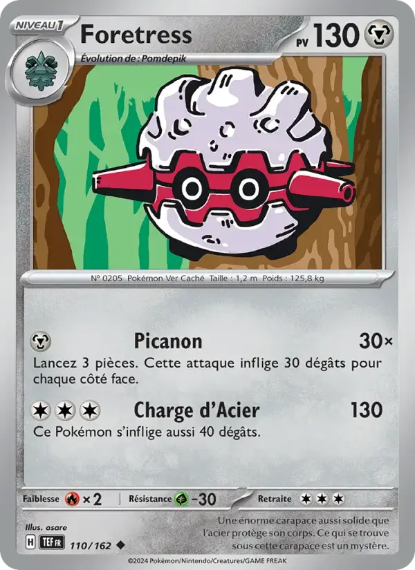 Carte Pokémon Foretress #110 — Forces Temporelles