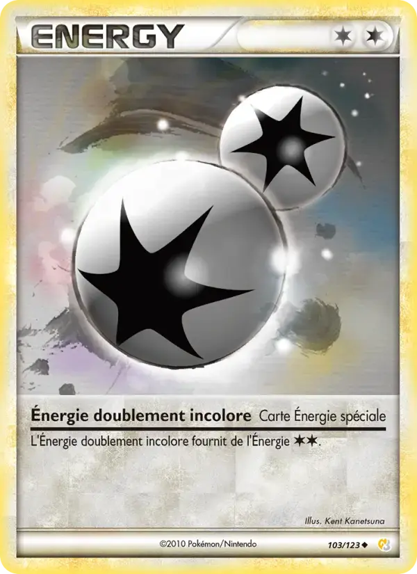 Carte Pokémon Énergie doublement incolore #103 — HeartGold SoulSilver